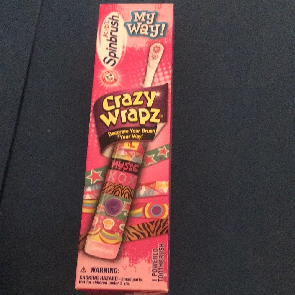 Crazy Wrapz Kids Spinbrush Toothbrush
